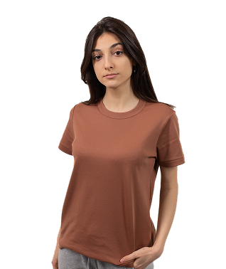 Solid Round Neck T-shirt